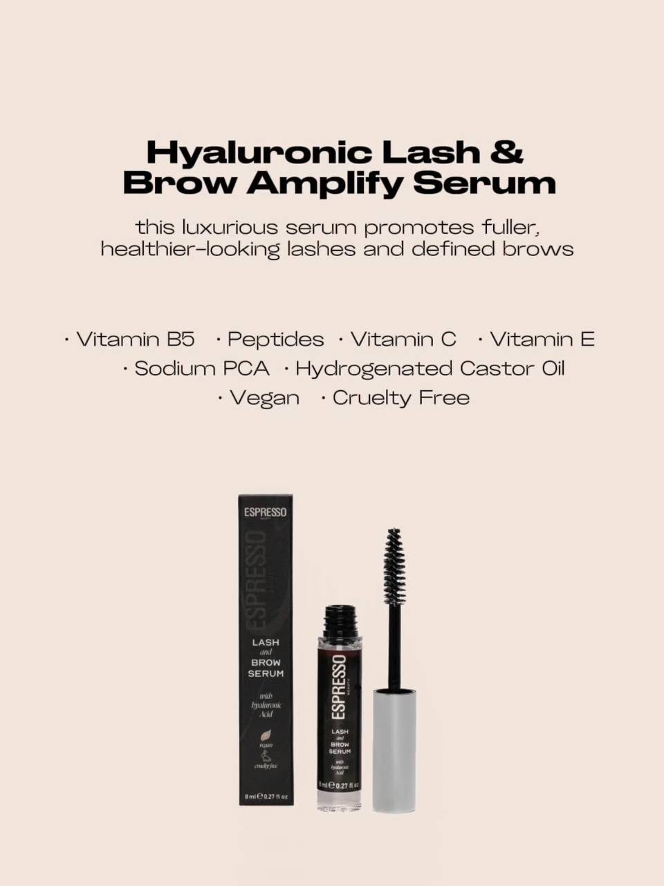 Hyaluronic Lash & Brow Amplify Serum